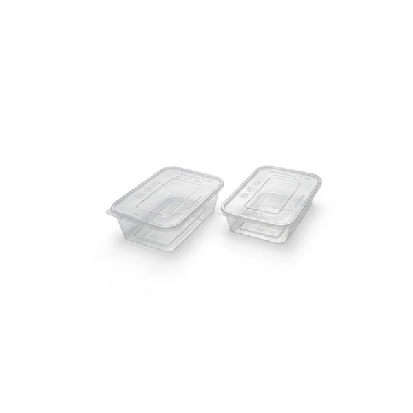 C650 Heavy Duty Clear Rectangular Container + Lid