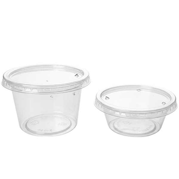 2oz PP Sauce Cups + Lids