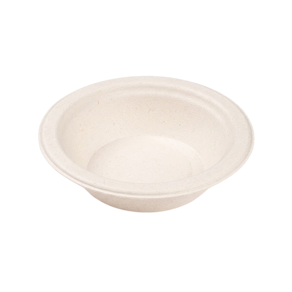 BB 12 Bagasse White Bowl - 12oz